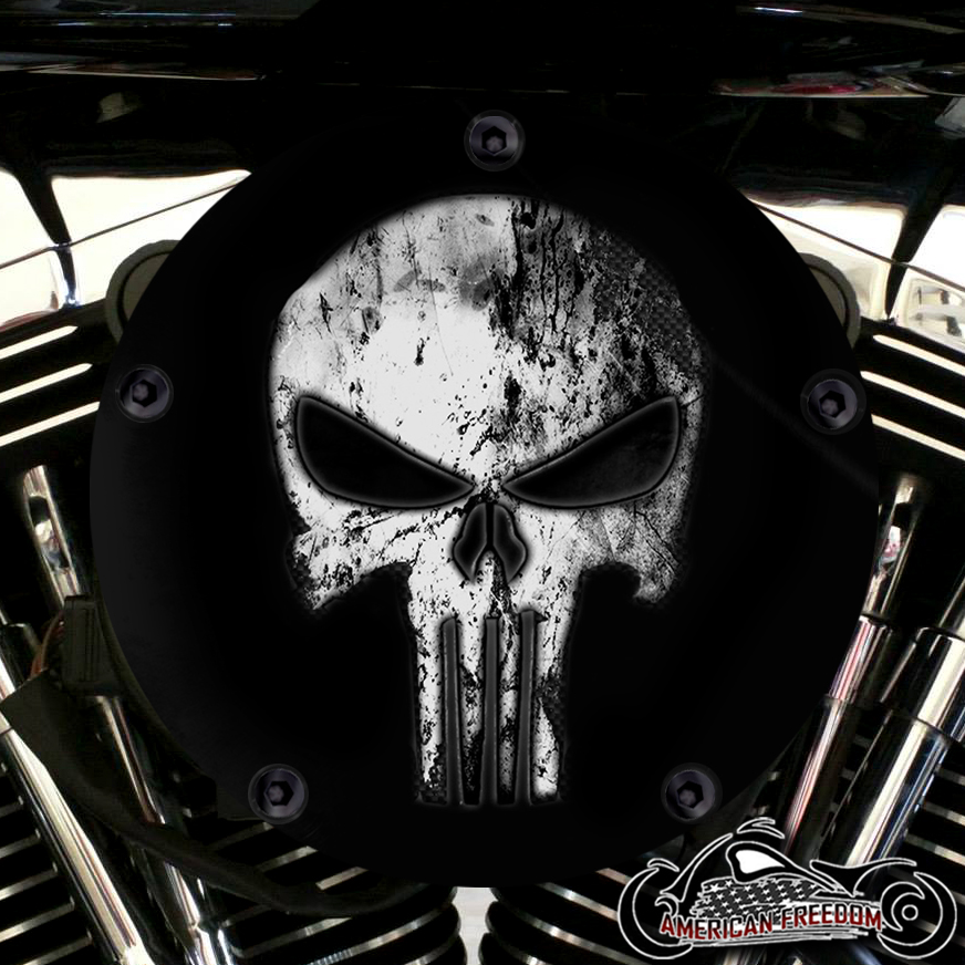 Harley Davidson High Flow Air Cleaner Cover - Tribal Punisher